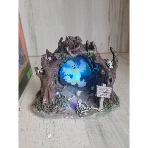 Lemax Beware Haunted Grove spooky town animated village - Picture 3 of 7
